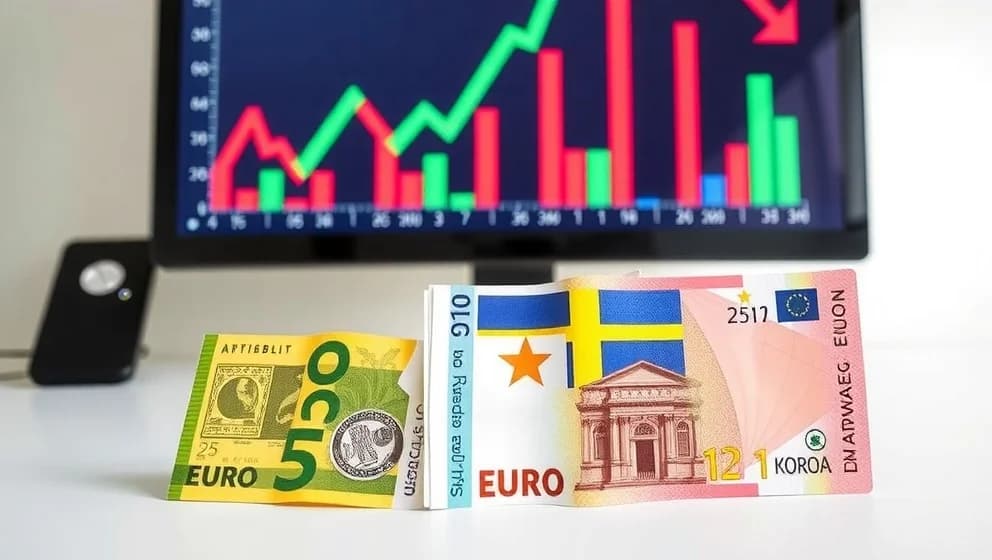 Eurons värde mot svenska kronan