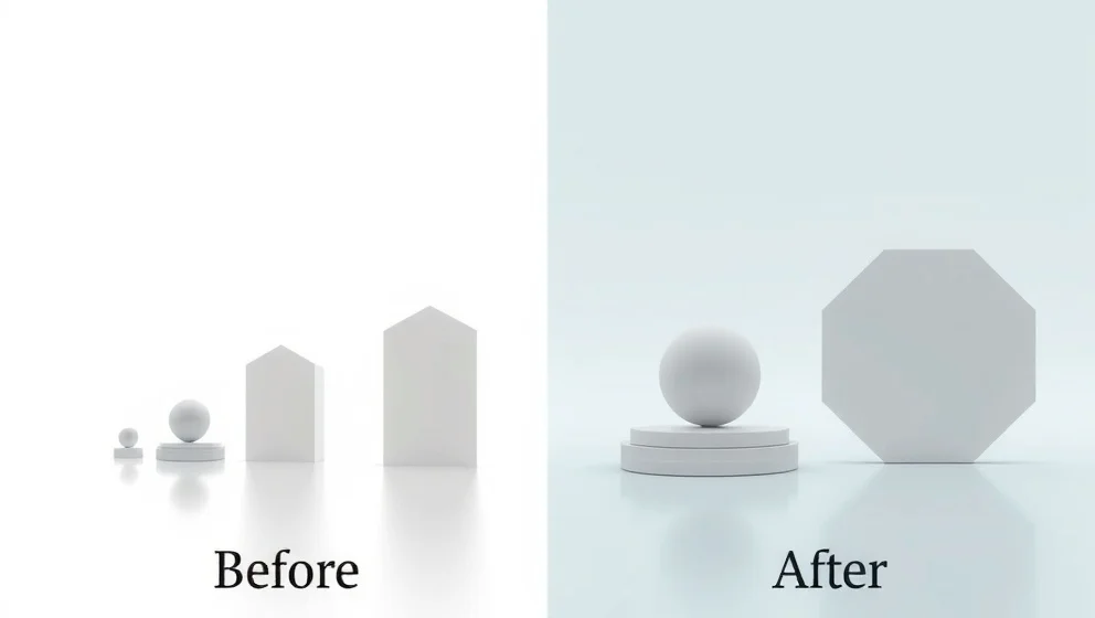 Före och efter bilder vid bröstförstoring