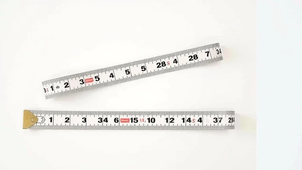 Hur mycket är 65 tum i centimeter