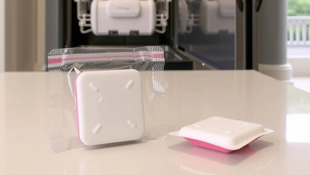 Ska man ta bort plasten på diskmaskinstabletter