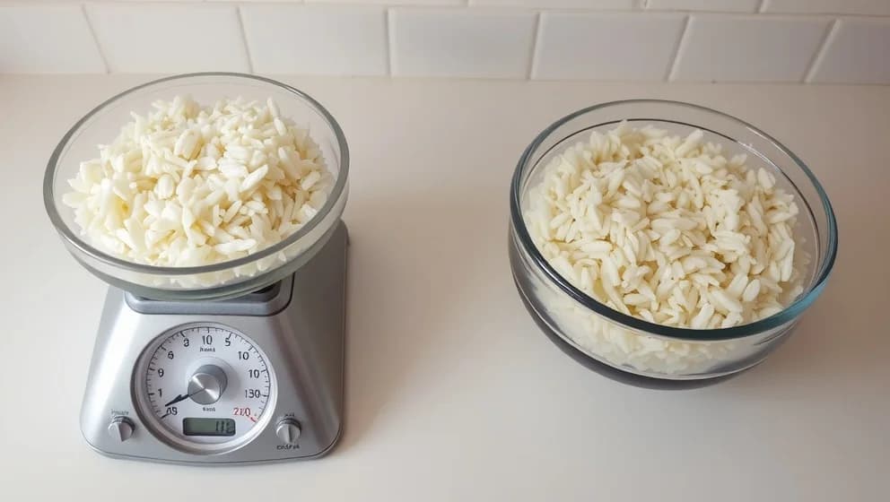 Ska man väga ris innan eller efter tillagning