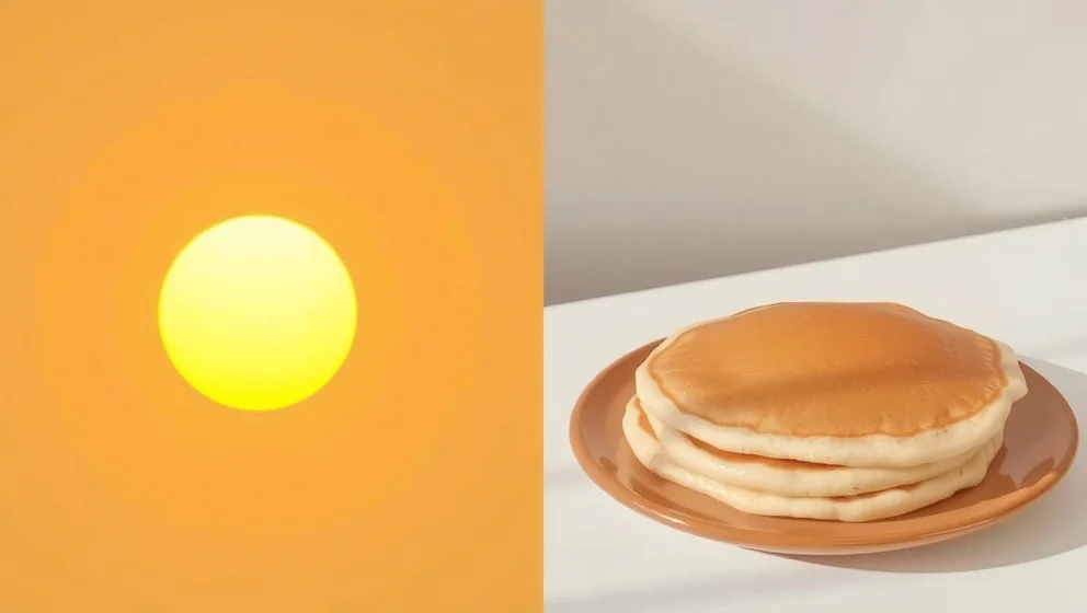Upp som en sol ner som en pannkaka